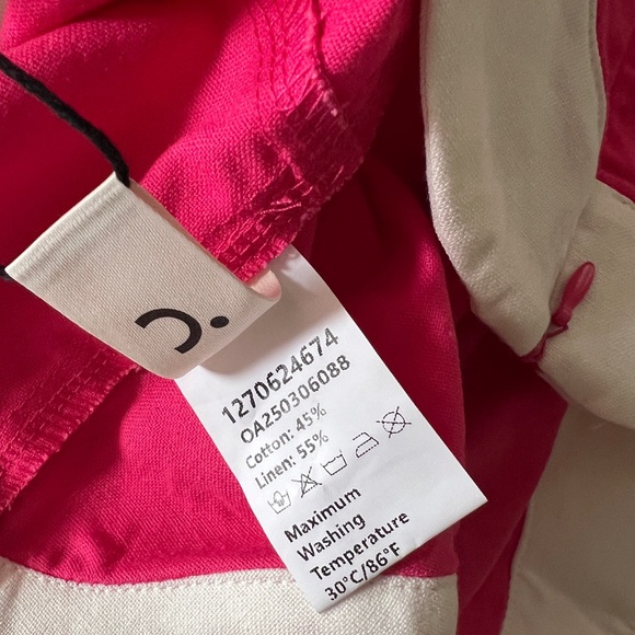 Commense Color Block Trim Cotton & Linen Skirt Set - Picture 12 of 12